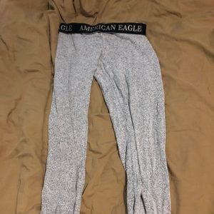 Grey American Eagle sweatpants.